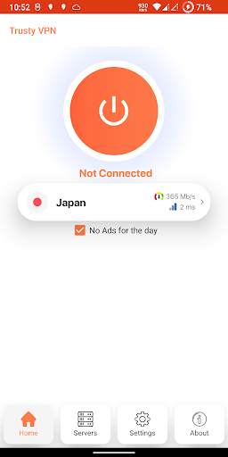 Trusty VPN - Gate VPN Servers screenshot 1