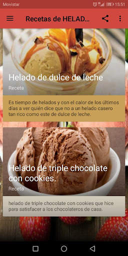 Recetas de HELADOS caseros screenshot 4