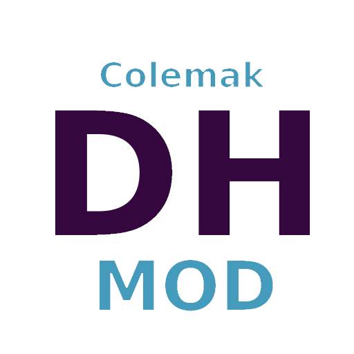 Colemak Mod-DH physical keyboard 1.01