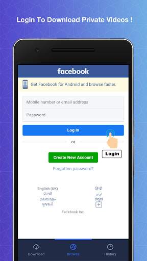 Video Downloader For Facebook- Download & Share screenshot 5