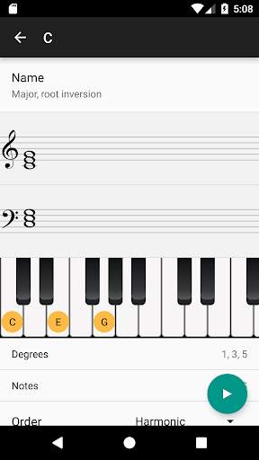 Piano Chords and Scales screenshot 2