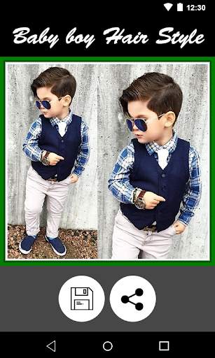 Baby boy Hair Style 3 تصوير الشاشة