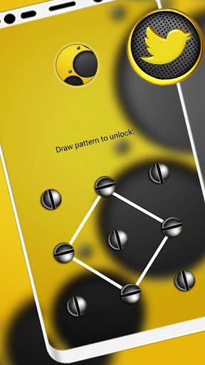 Yellow Speakers Launcher Theme screenshot 6
