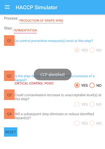 HACCP Simulator screenshot 3