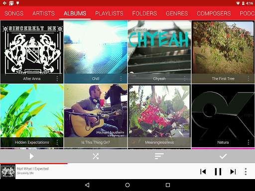 Material Red Theme screenshot 20
