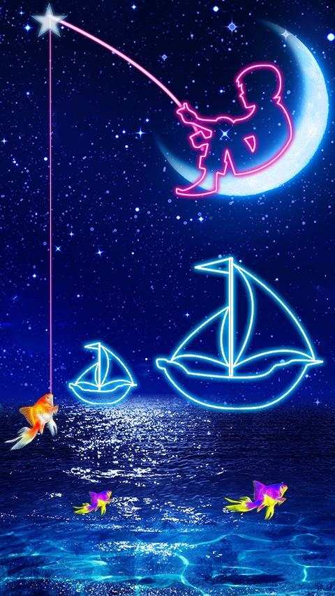 Glow Draw - Neon Art 2 تصوير الشاشة