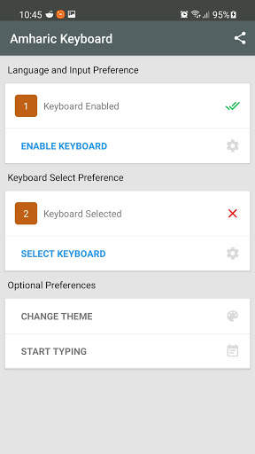 Amharic Keyboard screenshot 2