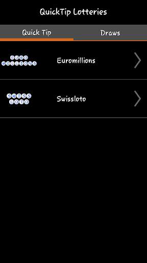 QuickTip Lotteries screenshot 1