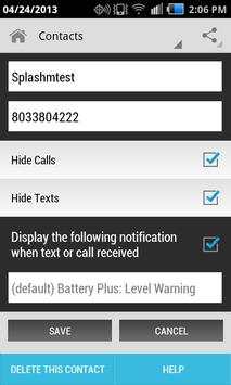 Hide Text SMS & Calls скриншот 5