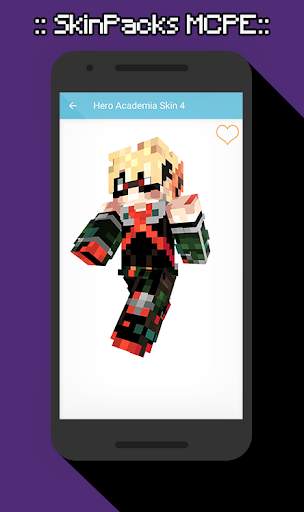 SkinPacks HeroAcademia for Minecraft screenshot 4