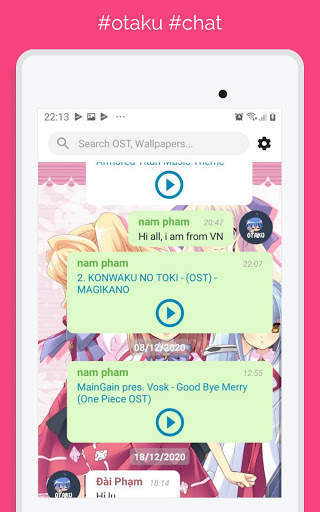 Anime Music - Mix, OST, Otaku Chat and Wallpapers screenshot 11