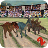 Jurassic Dino Island Racing Games icon