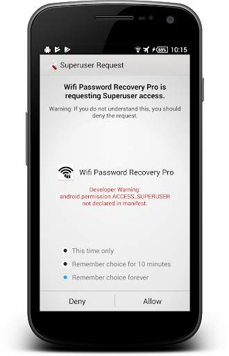 Wifi Password Recovery Pro (ROOT NEEDED) screenshot 1