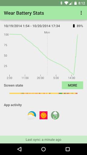 Wear Battery Stats screenshot 2