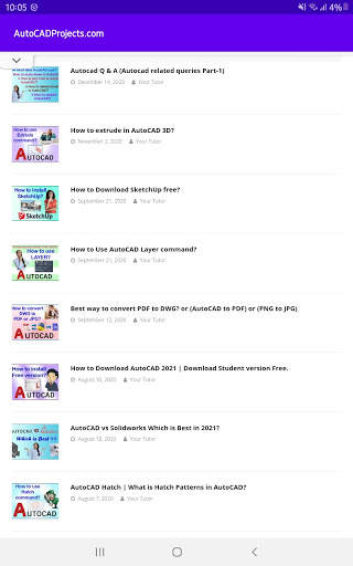 Learn AutoCAD Free screenshot 4
