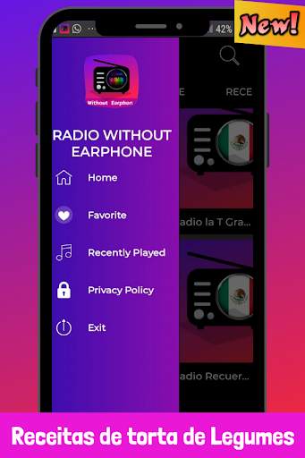Radio Without Earphone and Antena free App screenshot 3