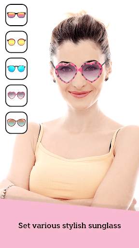 Woman Stylish Sunglass Photo Editor 2 تصوير الشاشة