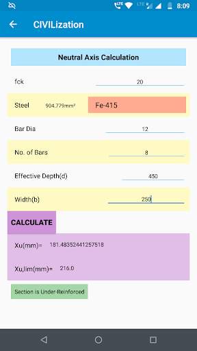 Civil Engineering App 3 تصوير الشاشة
