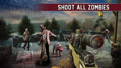 Dead Shooting Target - Zombie Shooting Games Free screenshot 1
