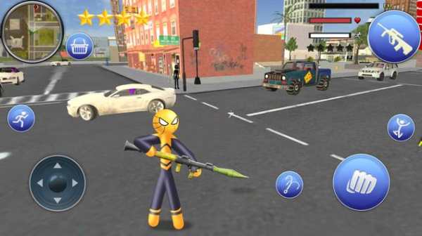 Amazing Spider Stickman Rope: City Gangstar Crime स्क्रीनशॉट 5