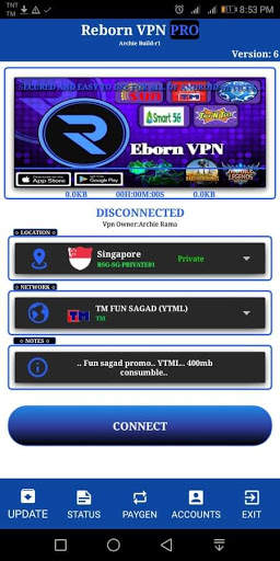 Reborn VPN screenshot 1
