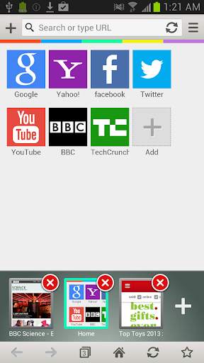 Jelly Web Browser screenshot 1
