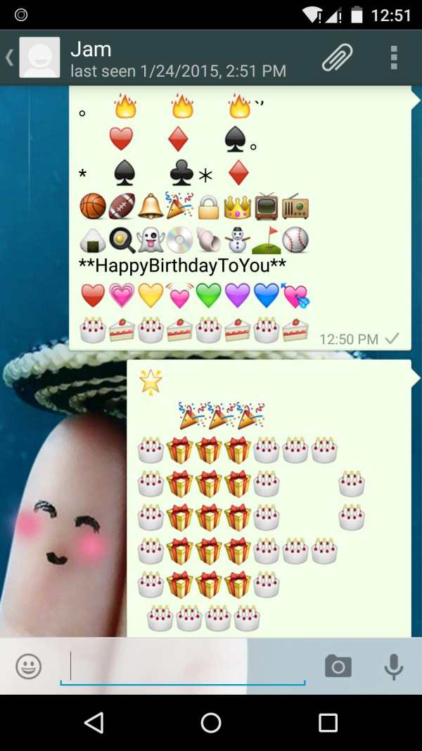 Birthday Art -Emoji Keyboard? स्क्रीनशॉट 1