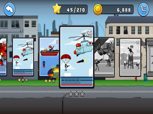 Stickman Soldier Backflip PRO screenshot 1