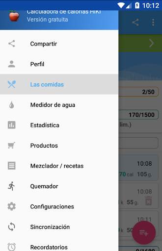 Calculadora de calorías HiKi screenshot 4