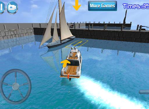 3D Boat Parking Racing Sim screenshot 7