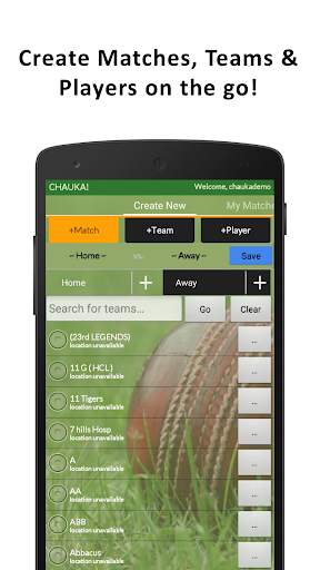 Chauka Cricket Scoring App screenshot 2