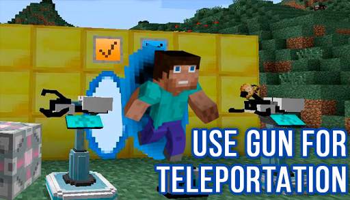 Portal Gun Mod for Minecraft PE screenshot 2
