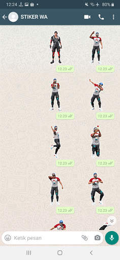 Sticker WA Free Fire FF Emote 2021 WAStickerApps screenshot 6