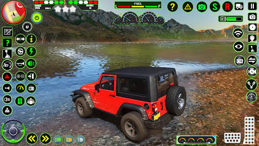 Offroad Jeep Driving Sim 3D screenshot 6