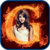 Fire Text Frame Photo Editor - Blend Me Collage 1.0
