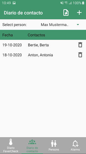 Control de la fiebre screenshot 4