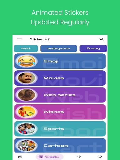 Malayalam Animated Stickers screenshot 8