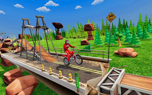 Tricky Bike Stunt Racing Games 2021-Free Bike Game screenshot 4