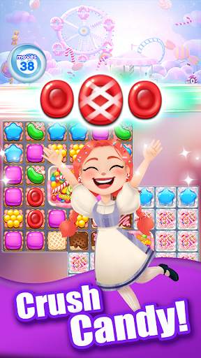 Crush the Candy: #1 Free Candy Puzzle Match 3 Game screenshot 2