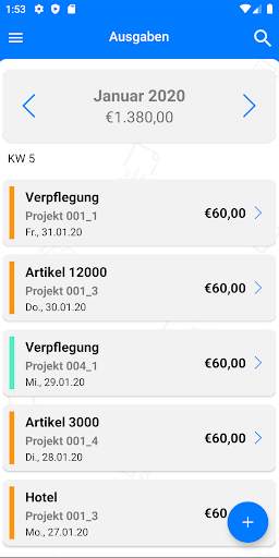 TimeTrack Arbeitszeiterfassung screenshot 4