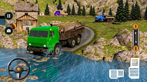 Mud Truck Driving Offroad Game screenshot 1