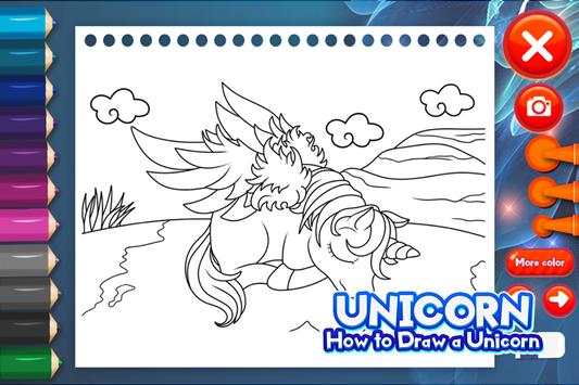 How to Draw a Unicorn - Unicorn Drawing screenshot 5