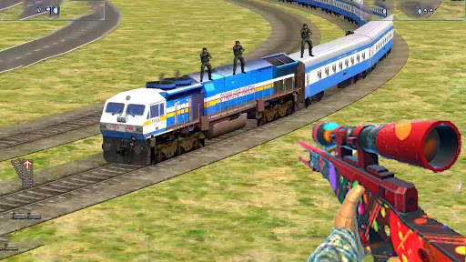 IGI Train Sniper Shooter War 3D: Train Games 2020 screenshot 1
