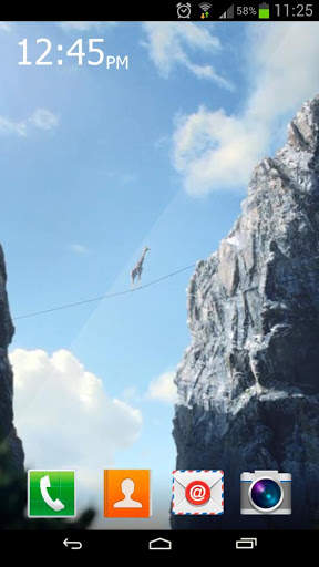 Giraffe Acrobat Live Wallpaper screenshot 3