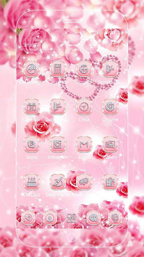 Pink Rose Diamond Theme screenshot 4