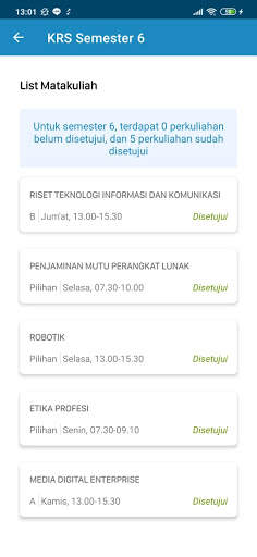 Mobile AIS for Students screenshot 8