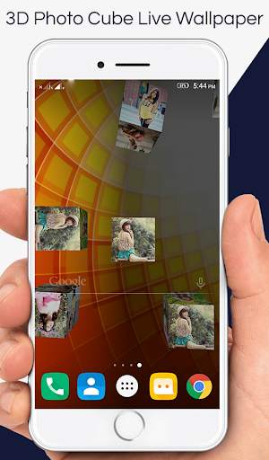 3D Photo Cube Live Wallpaper screenshot 5