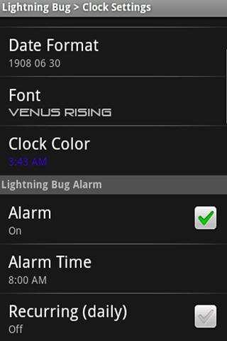 Lightning Bug - Sleep Clock screenshot 7