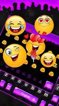 Black Purple Keyboard screenshot 3