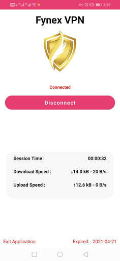 Fynex VPN screenshot 1